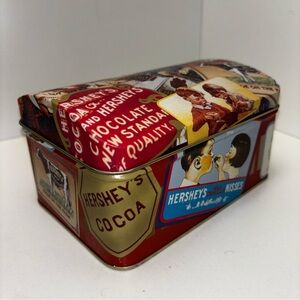 Hershey’s Cocoa 1999 decorative tin with vintage advertisements